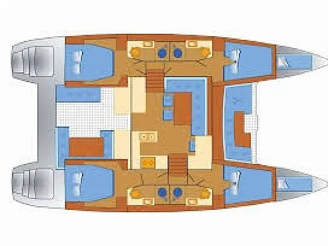 Lagoon 450 - [Layout image]