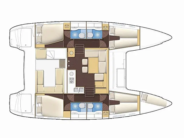 Lagoon 400 S2 - [Layout image]