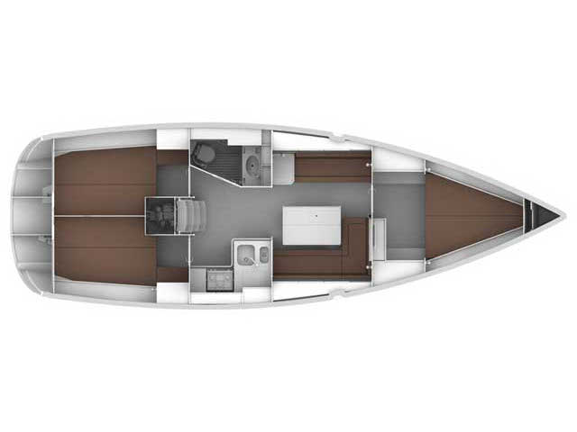 Bavaria 36 Cruiser - [Layout image]