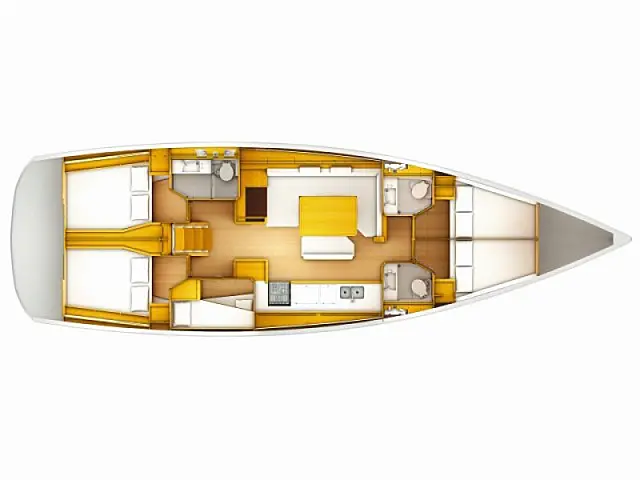 Sun Odyssey 519 - [Layout image]