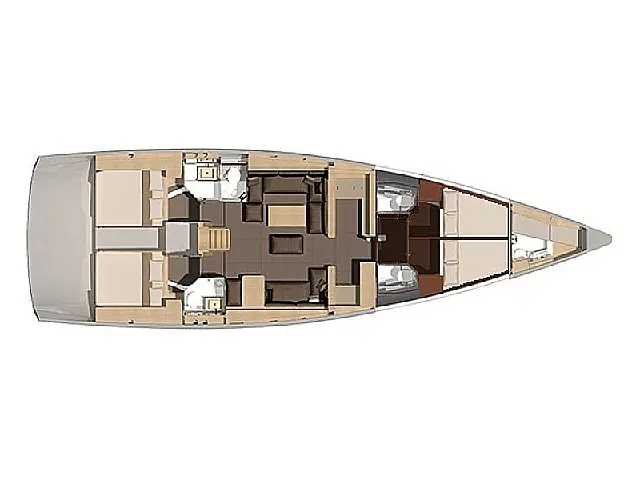 Dufour 56 Exclusive - [Layout image]