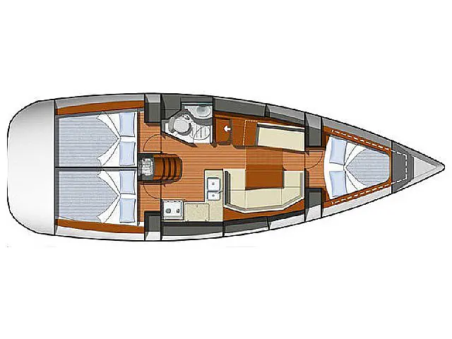 Sun Odyssey 36i - [Layout image]