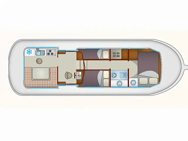 Pénichette 1107 FR - [Layout image]