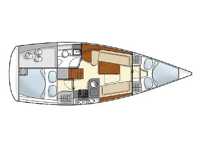 Hanse 325 - [Layout image]