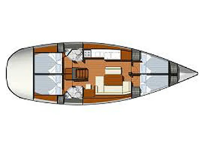 Sun Odyssey 44 i - [Layout image]