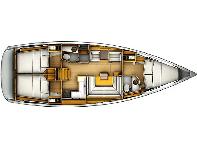 Sun Odyssey 409 - [Layout image]