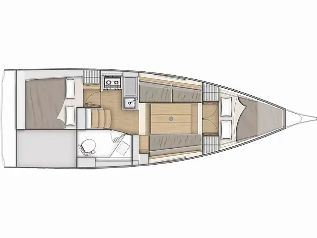 Oceanis 30.1 - [Layout image]