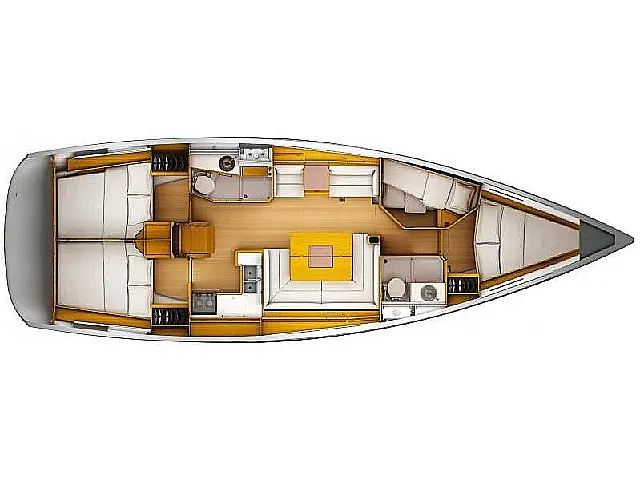 Sun Odyssey 449 - [Layout image]