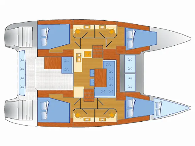 Lagoon 40 - [Layout image]