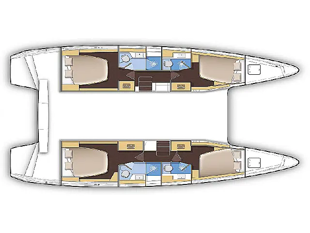 Lagoon 42 - [Layout image]