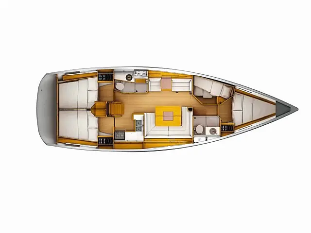 Sun Odyssey 449 - [Layout image]