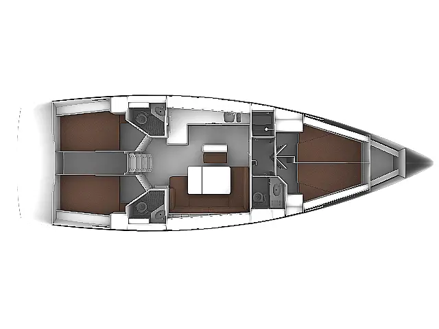 Bavaria Cruiser 46   - [Layout image]