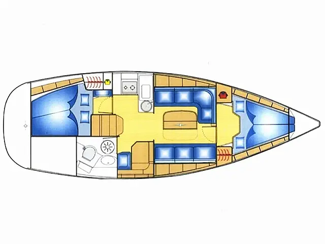 Bavaria 33 Cruiser - [Layout image]