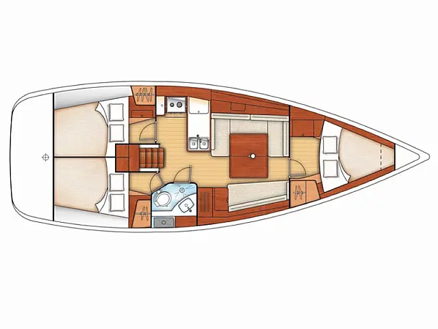 Oceanis 37 - [Layout image]