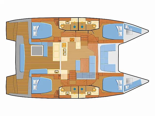 Lagoon 46  - [Layout image]