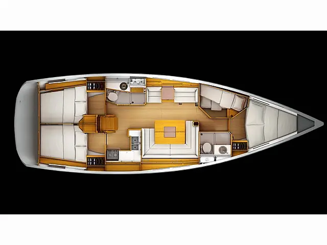 Sun Odyssey 439 - [Layout image]