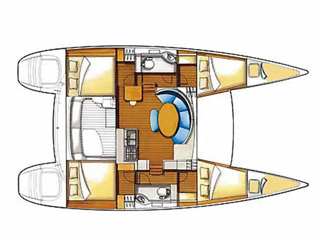 Lagoon 380 - [Layout image]