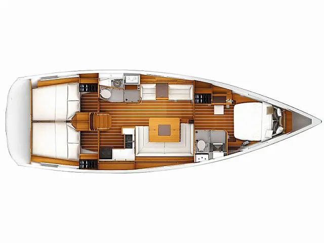 Sun Odyssey 449 - [Layout image]