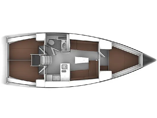 Bavaria 37 Cruiser - [Layout image]