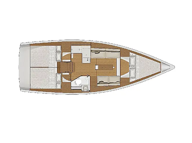 Dufour 360 Grand Large - [Layout image]