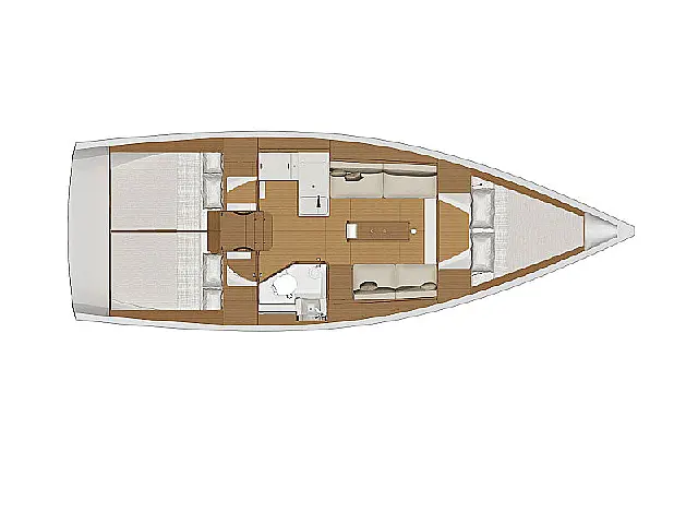 Dufour 360 Grand Large - [Layout image]