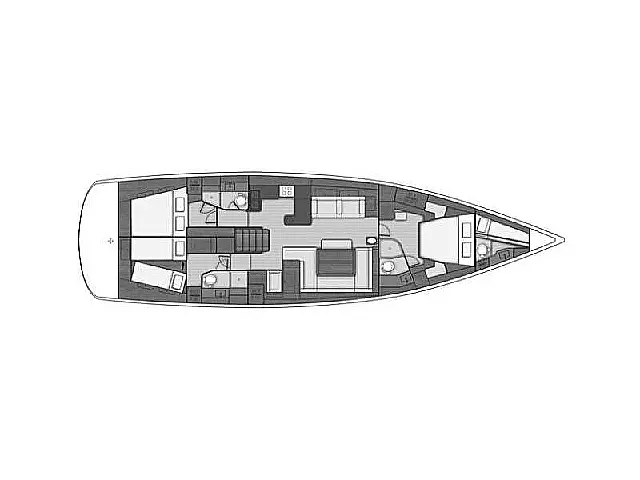 Oceanis 60 - [Layout image]