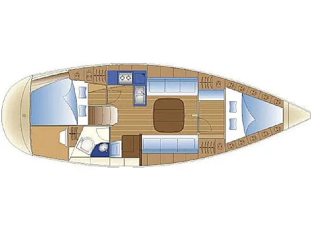 Bavaria 36 (Owner's version) - [Layout image]
