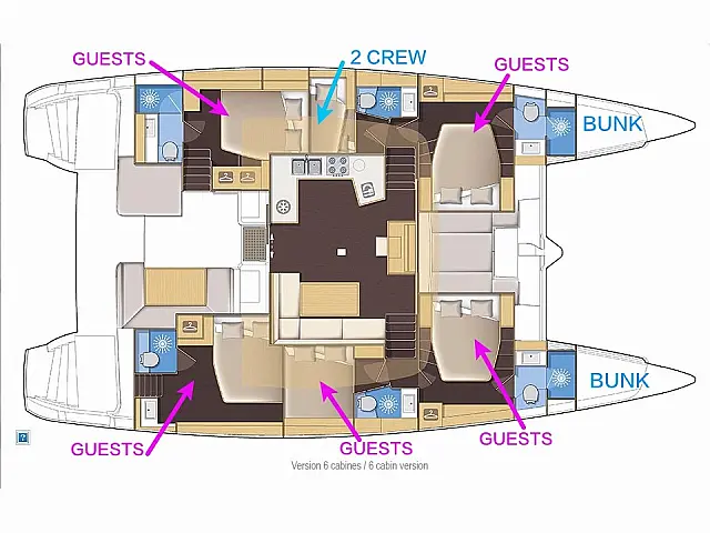 Lagoon 52F - [Layout image]