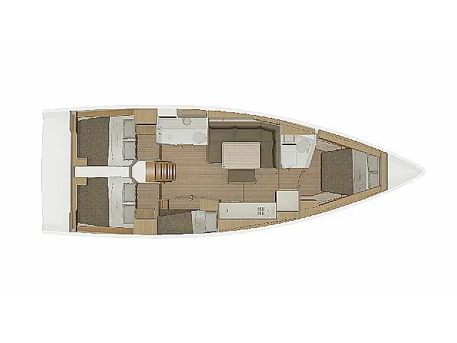 Dufour 430 Grand Large - [Layout image]