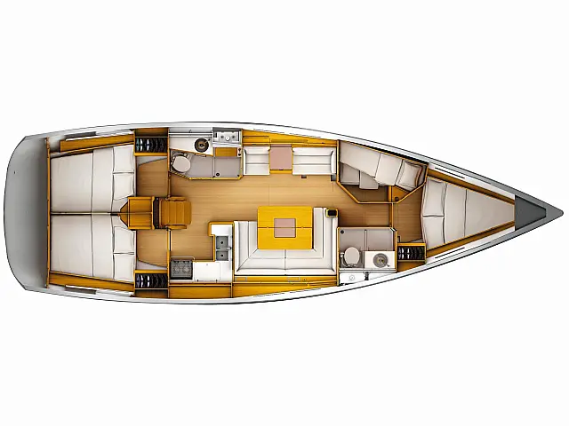 Sun Odyssey 449 - [Layout image]