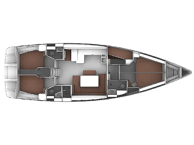 Bavaria Cruiser 51 - [Layout image]