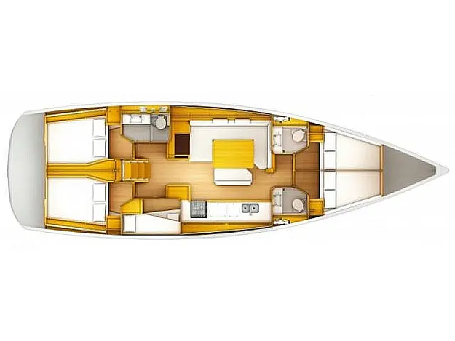 Sun Odyssey 509 - [Layout image]