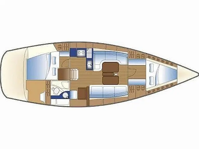 Bavaria 38 Match - [Layout image]