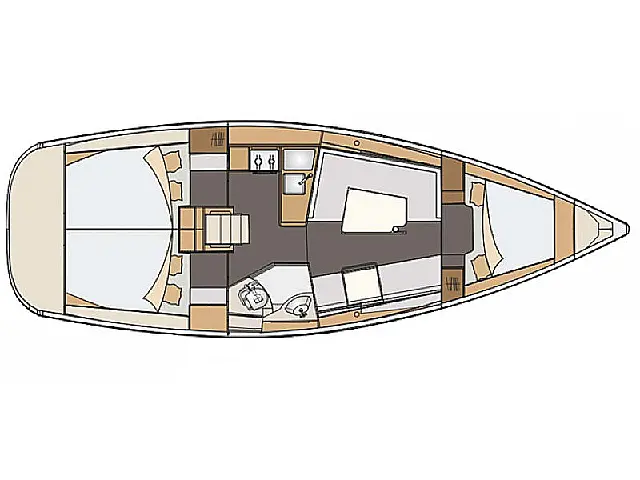 Elan 35 Impression - [Layout image]