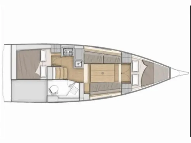 Oceanis 30.1 - [Layout image]