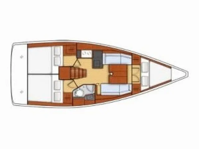 Oceanis 35 - [Layout image]