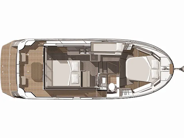 Beneteau Swift Trawler 30 - [Layout image]
