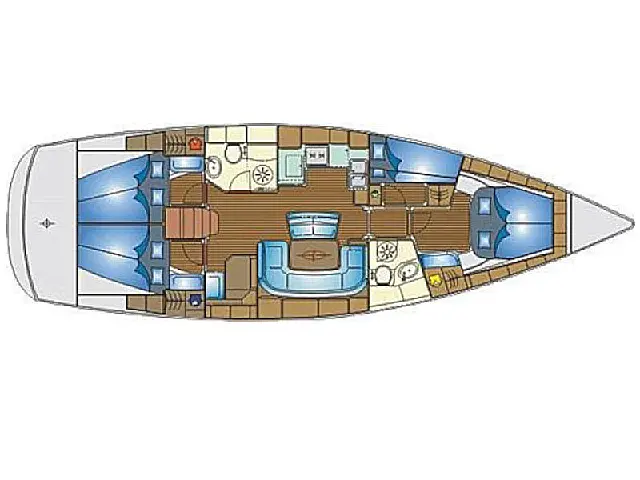 Bavaria Cruiser 46 - [Layout image]