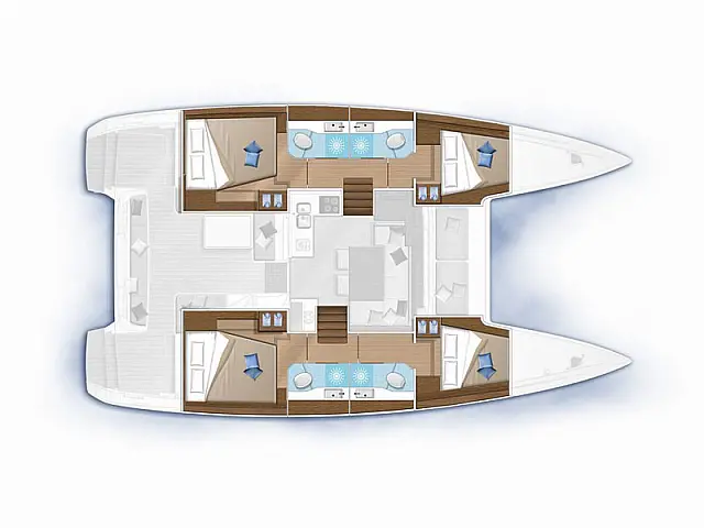 Lagoon 40 - [Layout image]