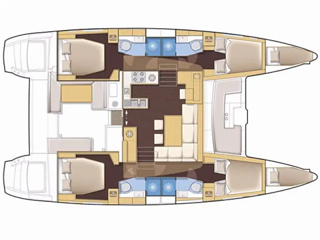 Lagoon 42 - [Layout image]