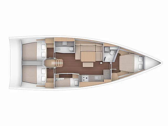 Dufour 430 Grand Large - [Layout image]