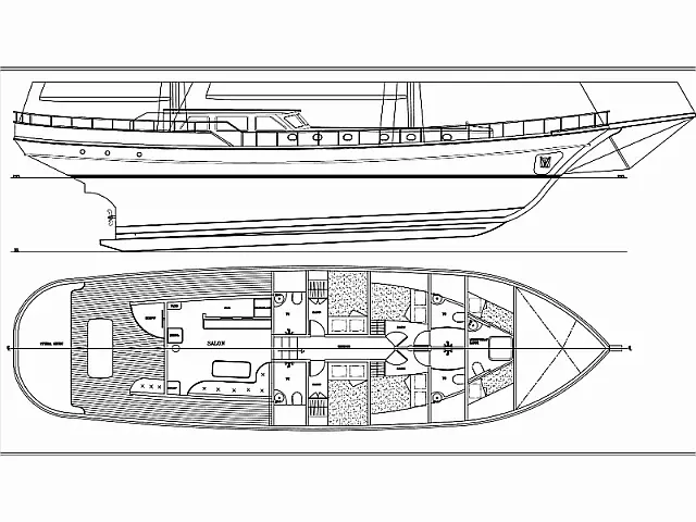 Gulet Neptun - [Layout image]