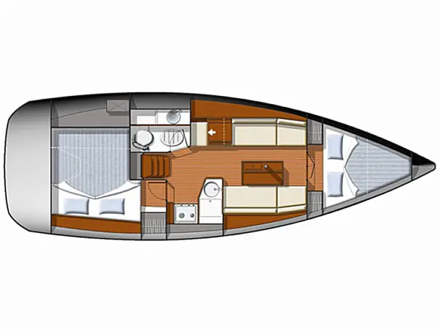 Sun Odyssey 33i - [Layout image]
