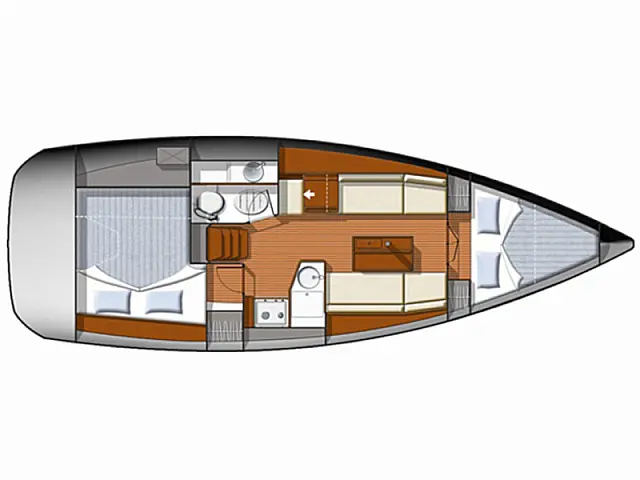 Sun Odyssey 33i - [Layout image]
