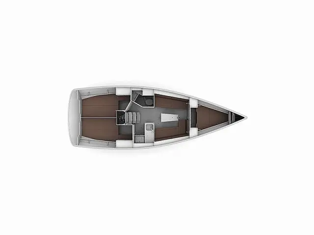 Bavaria 34 Cruiser - [Layout image]