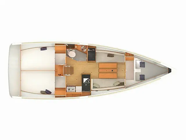 Sun Odyssey 349 - [Layout image]