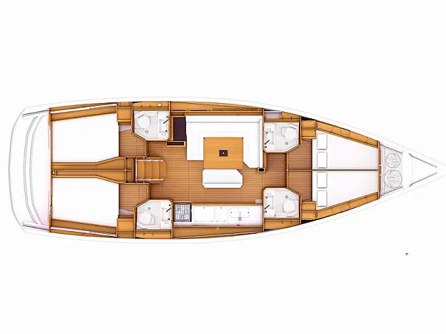 Sun Odyssey 479 - [Layout image]