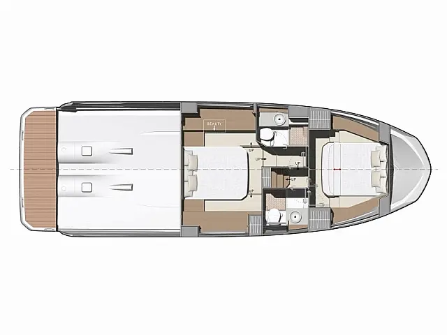 Prestige 420 Fly - [Layout image]
