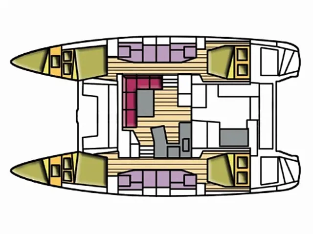 Lagoon 42 - [Layout image]