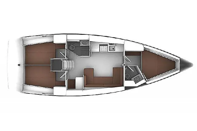 Bavaria Cruiser 41 - [Layout image]